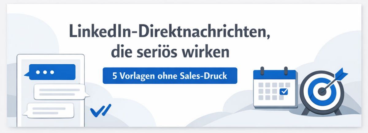 LinkedIn-Direktnachrichten, die seriös wirken LinkedIn-Direktnachrichten, die seriös wirken